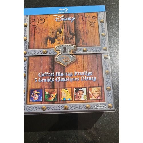 Coffret Blu-Ray Prestige, 5 Grands Classiques Disney