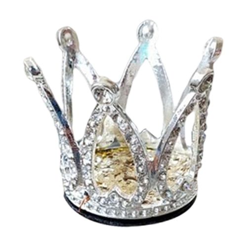 Motorcycles Helmet Crown Cute Retro For Ski Skateboard Women Silver Small