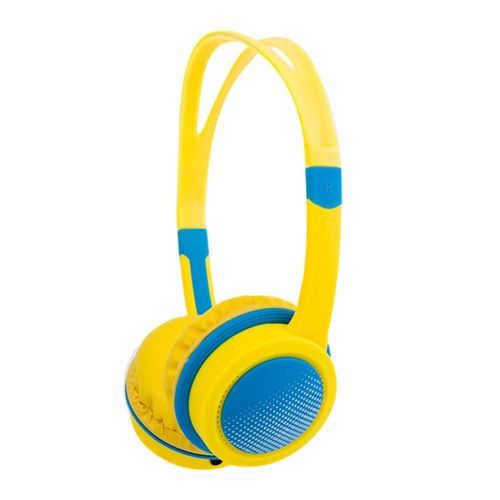Casque filaire Enfants Casque Ordinateur Tablette Enfant Écouteur Jaune