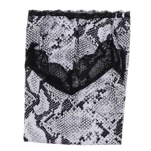 Women Leopard Lace Tank Top Blouse V Neck Cami T-Shirt Vest M Leopard Grey