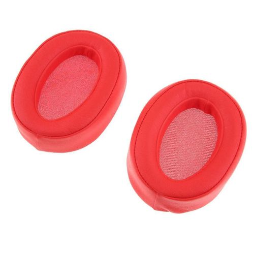 Replacement Ear Pads Cushions Covers for Sony MDR-100ABN Headphone Red