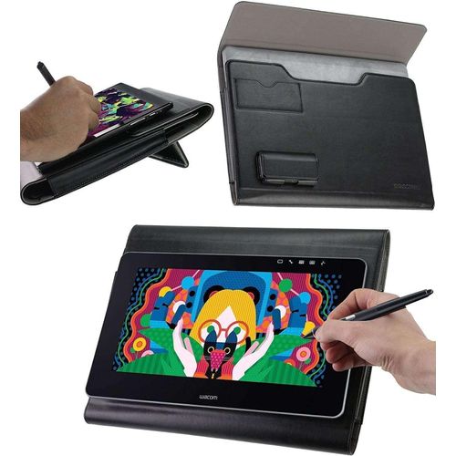 Étui Portefeuille En Cuir Pour Tablette Graphique Xp-Pen Star03 V2 12