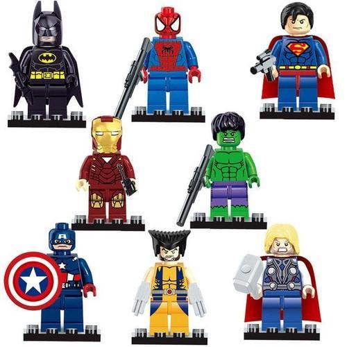 35 Pices Avengers 4 Endgame Iron Man Hulk Thor Thanos Black Panther Spider-Man Bloc De Construction Jouet Figure Brique Compatible Avec Lego