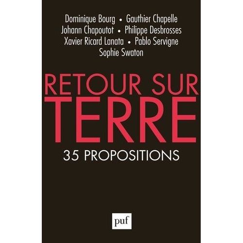 Retour Sur Terre - 35 Propositions    Format Poche 