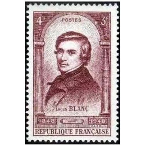France 1948, Très Beau Timbre Neuf** Luxe Yvert 797, 100 Ans De La Révolution De 1848, Louis Blanc, Journaliste Et Historien Français, Membre Du Gouvernement De 1848 Et Député 3ème République.