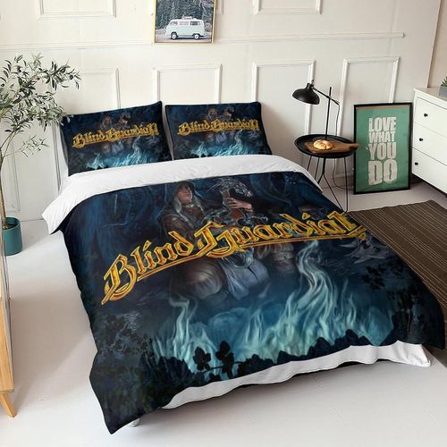 D Pour Garons Filles Avec Housse De Couette Blind Guardian,Groupe De Rock,Heavy Metal, Pi¿¿Ces,Double£¿Xcm£© 220 X 240 Cm