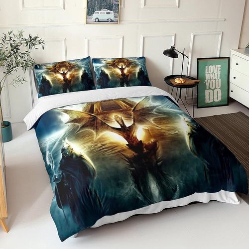 D Pour Garons Filles Avec Housse De Couette Blind Guardian,Groupe De Rock,Heavy Metal, Pi¿¿Ces,Roi£¿Xcm£© 220 X 240 Cm