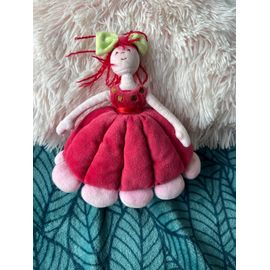 Doudou Peluche Sergent Major Poupée Princesse Noeux Vert