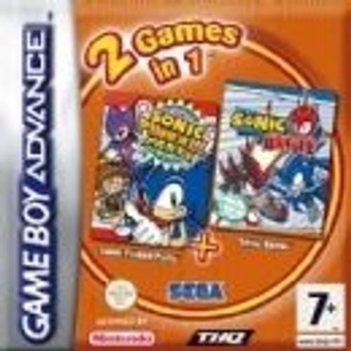 2 Games In 1 : Sonic Pinball Party - Sonic Battle Game Boy Advance