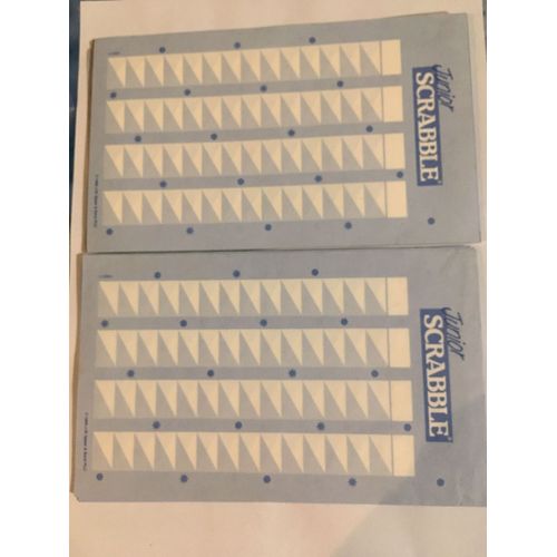 Lot De Feuilles De Marque Pour Le Jeu Scrabble Junior - Mattel