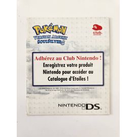 Carte Club Nintendo Quasiment Non Grattée, Pokemon Version Argent Soulsilver