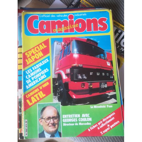Camions Magazine 4 De 1983 Coulon,Man 19.321 Ffl,Vw Lt,Daf Dkx 1160,Latil