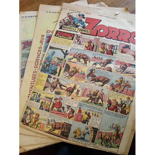 Zorro (10 Numeros)21,48,50,52,53,54,55,56,57,63