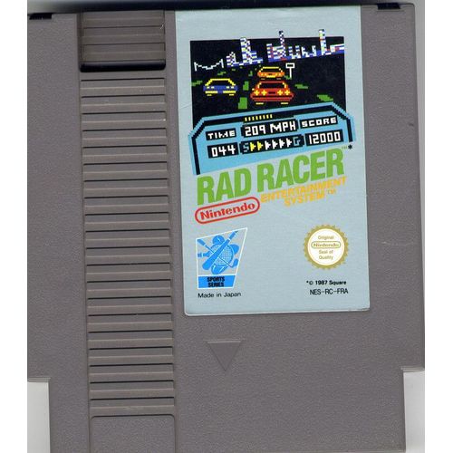 Rad Racer Nes Nintendo Nes