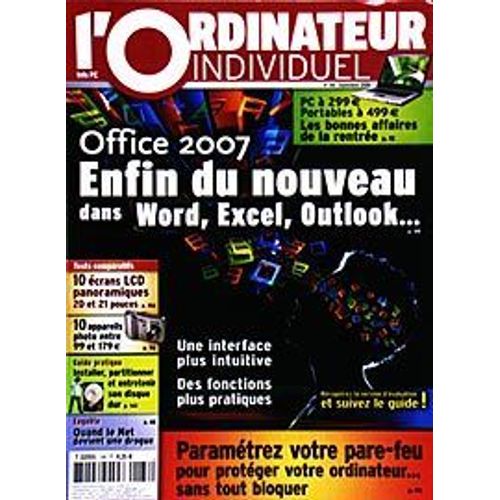 L'ordinateur Individuel  N° 186 : Office 2007