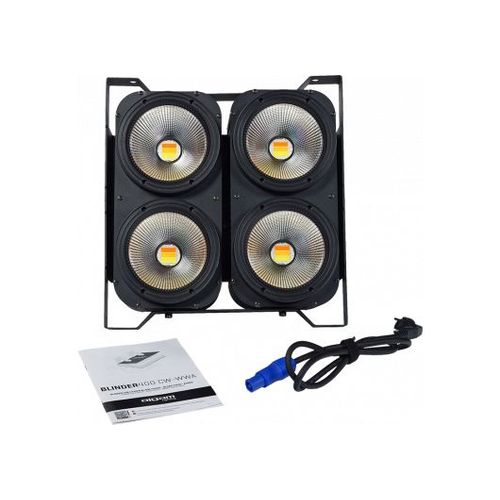 Blinder COB 4x 100W blanc froid/blanc chaud/ambre - LAP BLINDER400CW-WWA