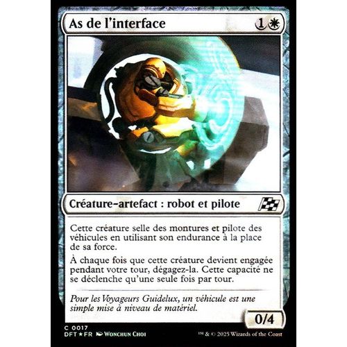 As De L'interface - Foil - Magic - Aetherdrift Vf - C - 17