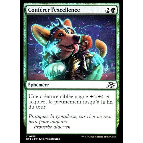 Conférer L'excellence - Foil - Magic - Aetherdrift Vf - C - 155