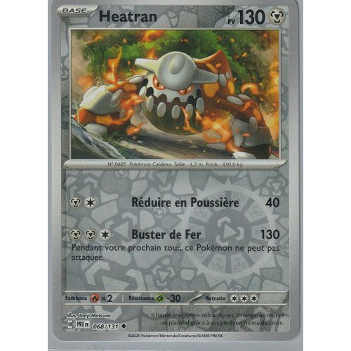 Carte Pokémon - Heatran - 068/131 - Reverse - Ev8,5 Evolutions Prismatiques