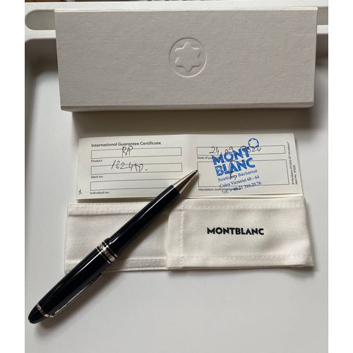 Stylo-Bille Mont-Blanc Meisterstück Legrand Platiné 