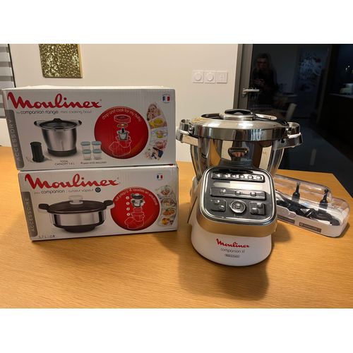COMPANION XL Moulinex avec panier vapeur et mini bol