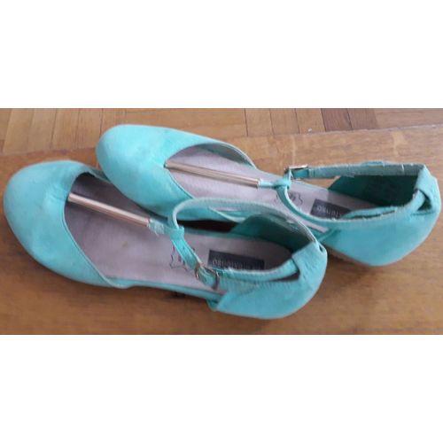 Ballerines À Brides Femme Couleur Vert Menthe - 37