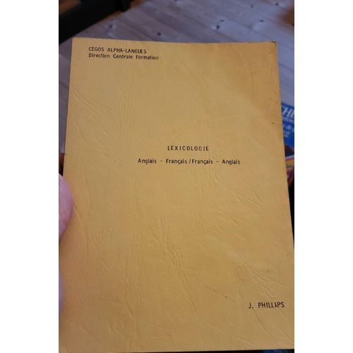 Lexicologie Anglais Français