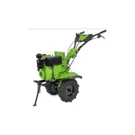 Motoculteur Diesel Moteur 7 CV 246 cm3 Motobineuse avec fraises et butteur Demarrage electrique VITO