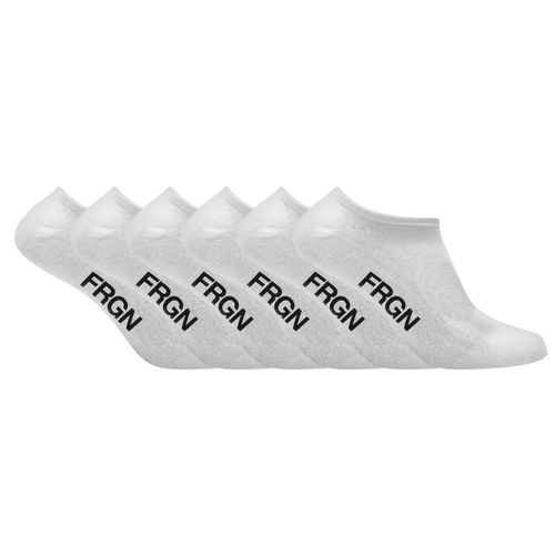 Lot De 6 Paires De Chaussettes Tiges Courtes Homme Freegun Blanc