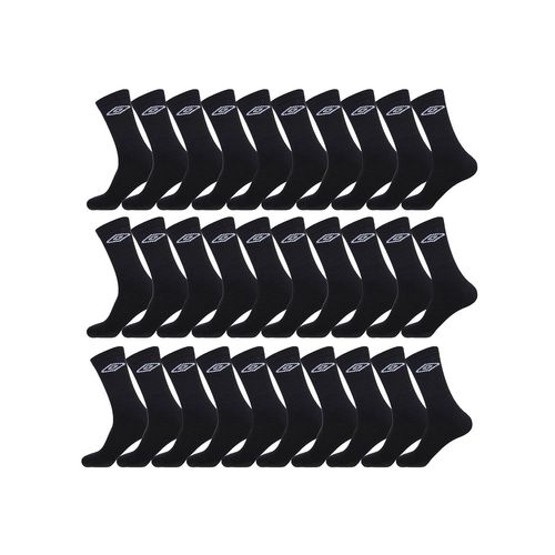 Lot De 30 Paires De Chaussettes Tennis Homme Noir