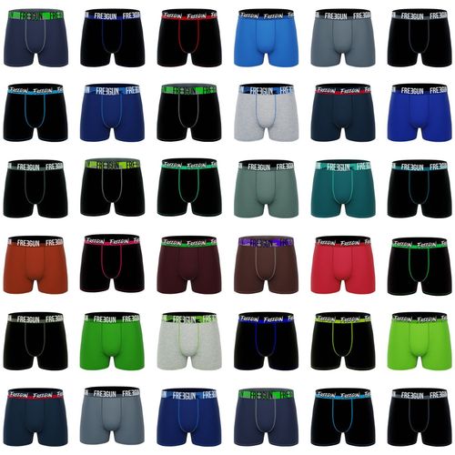 Lot De 12 Boxers Homme En Coton Modèles Aléatoires Pack Surprise