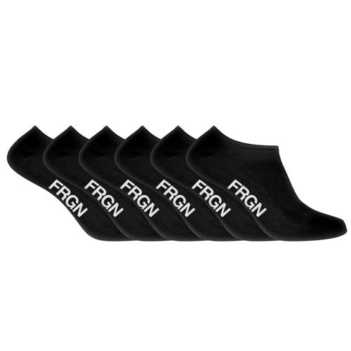 Lot De 6 Paires De Chaussettes Tiges Courtes Homme Freegun Noir