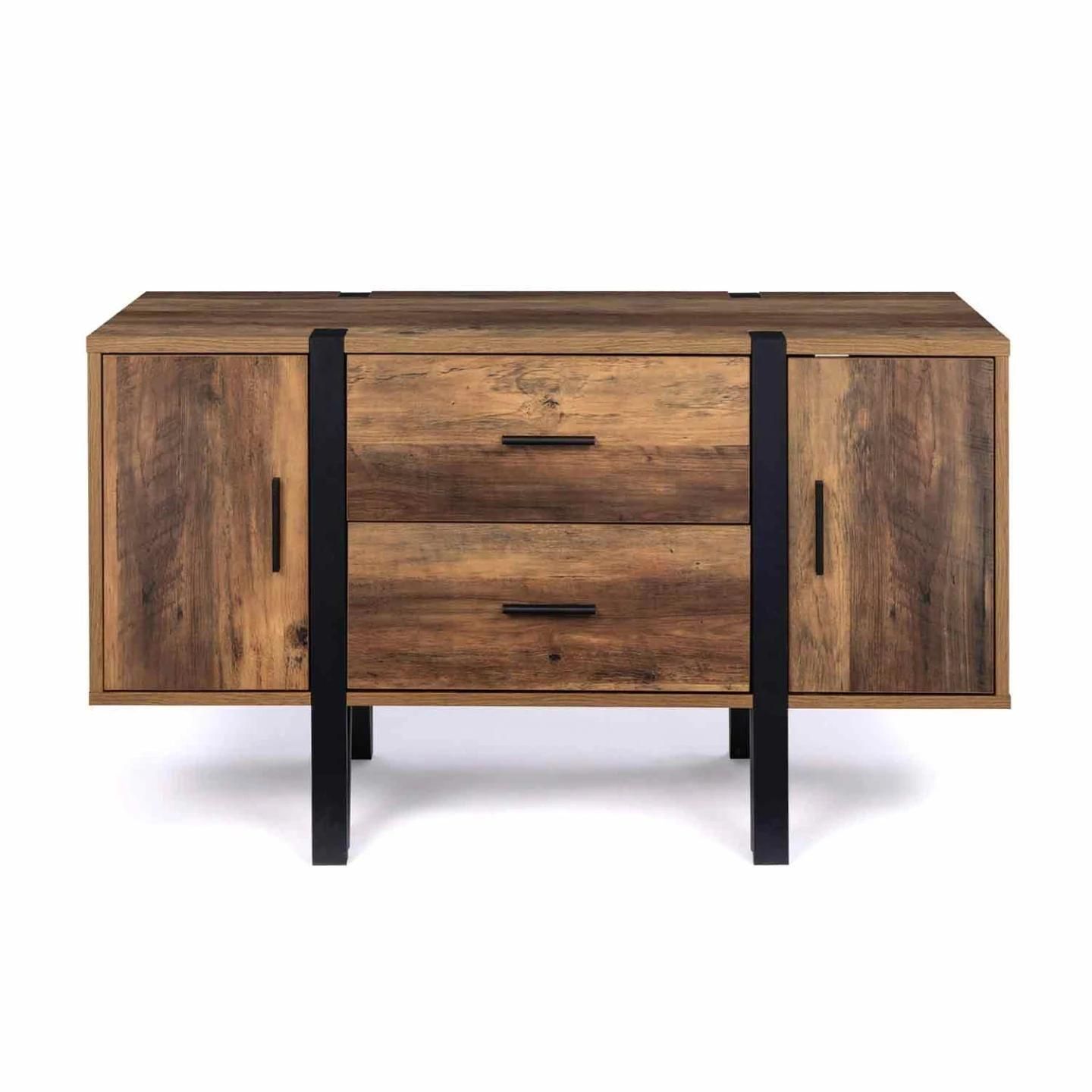 Buffet Bas 105 Cm Austria Bois Pied �pingle - 3