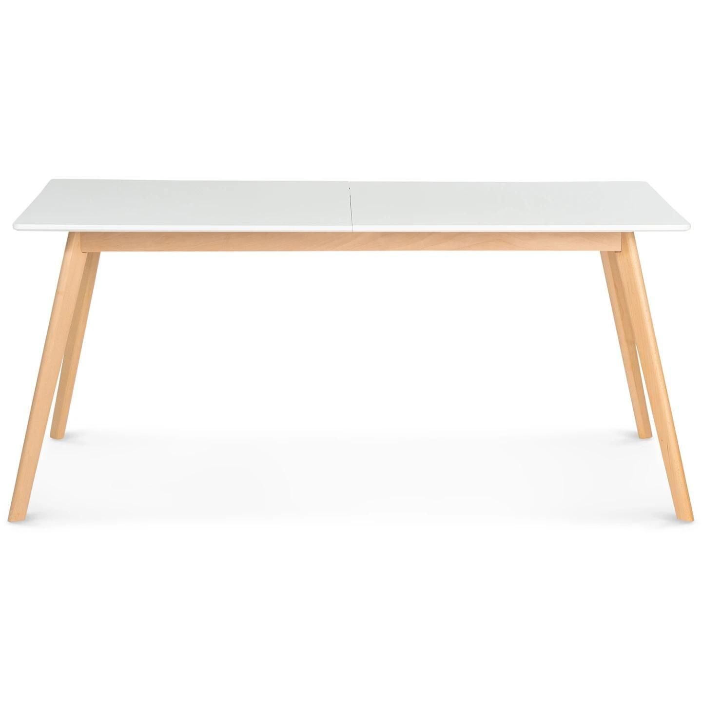 Table Scandinave Extensible Inga 160-200 Cm Blanche - 9