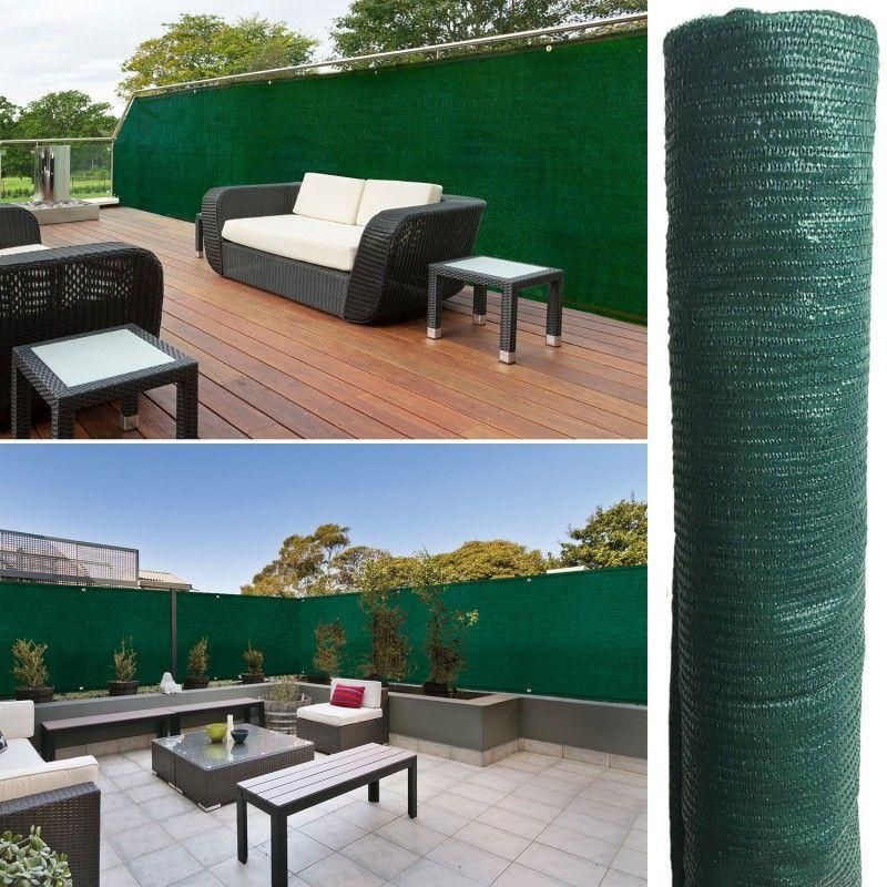 Brise Vue Renforc 1 X 10 M Vert 90 Gr/M2 Classique - 7