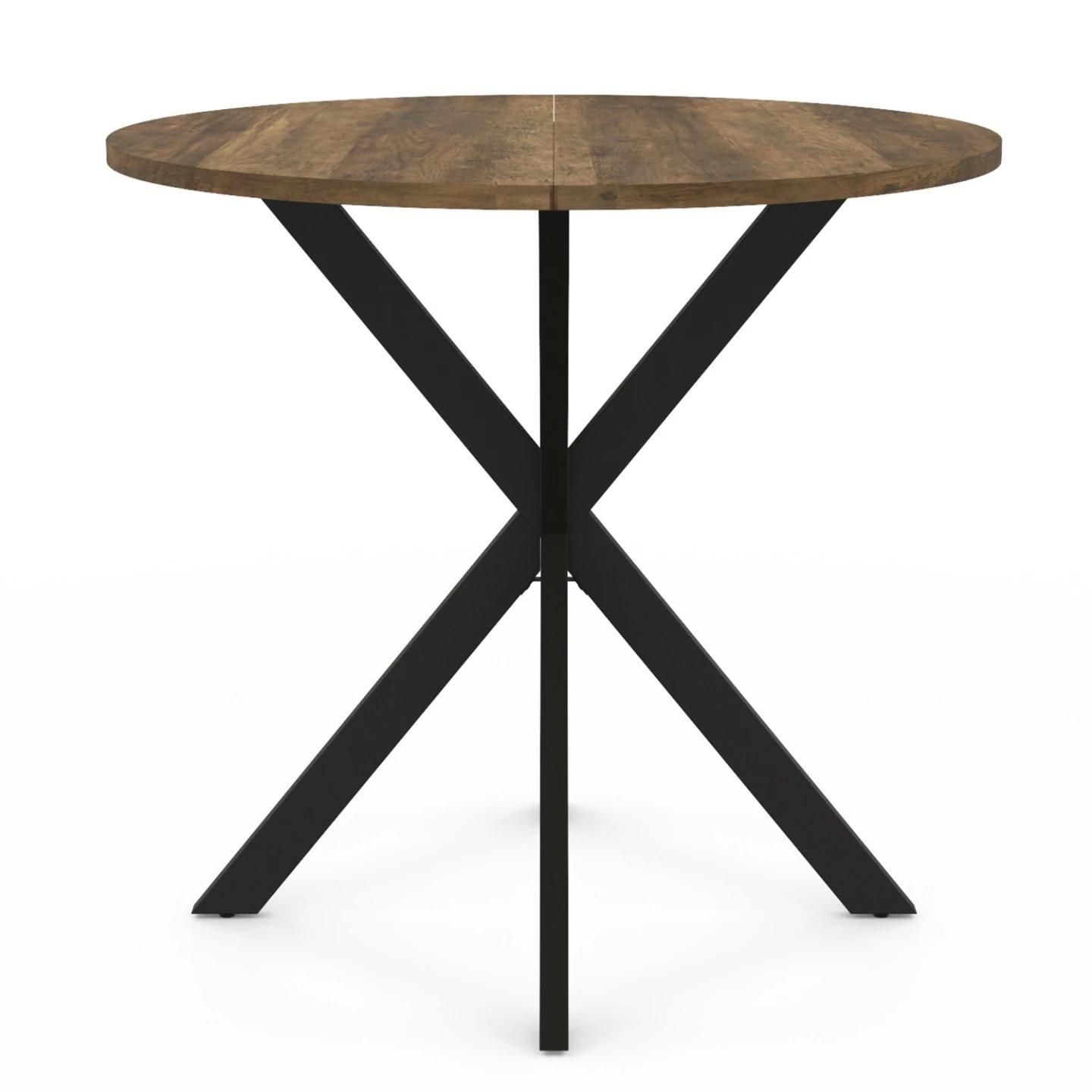 Table  Manger Ronde Alix Plateau Hawkins 2-4 Personnes Pied Araigne Bois ... - 3