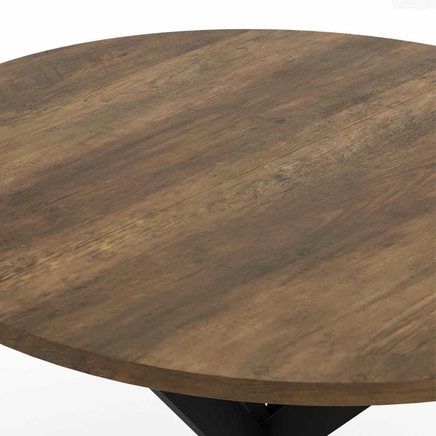 Table  Manger Ronde Alix Plateau Hawkins 2-4 Personnes Pied Araigne Bois ... - 5