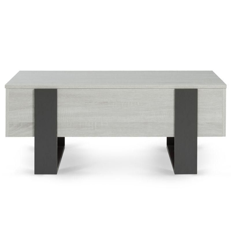 Table Basse Plateau Relevable Phoenix Bois Gris - 6