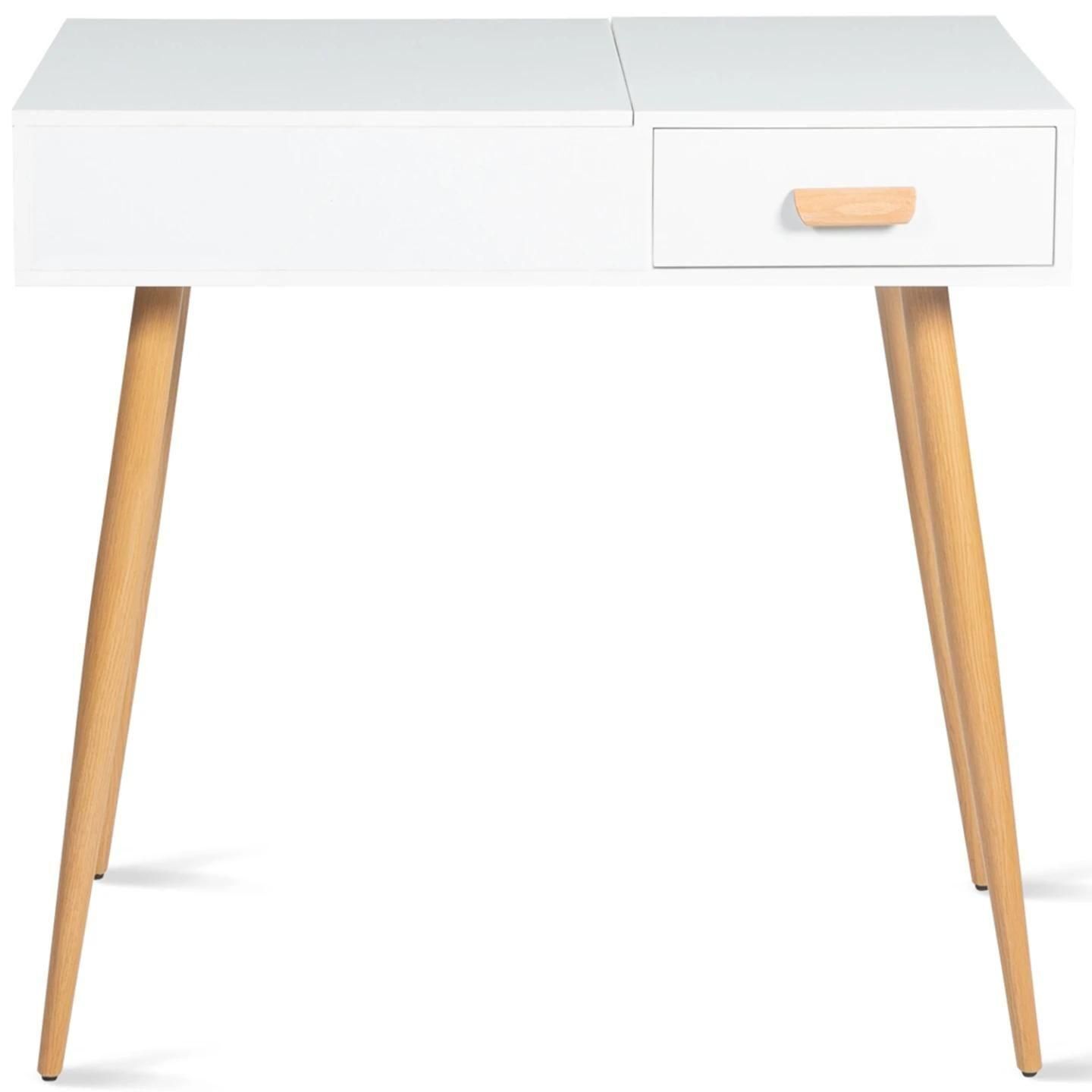 Coiffeuse Scandinave Lisa Miroir Rabattable - 4