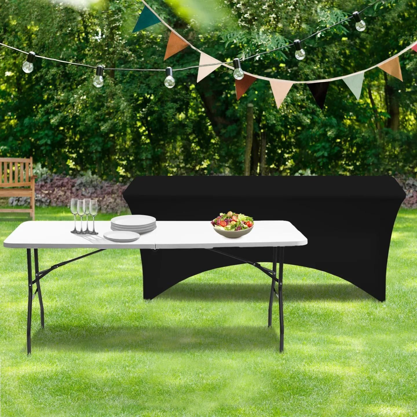 Housse Noire Pour Table Pliante 180 Cm - 3