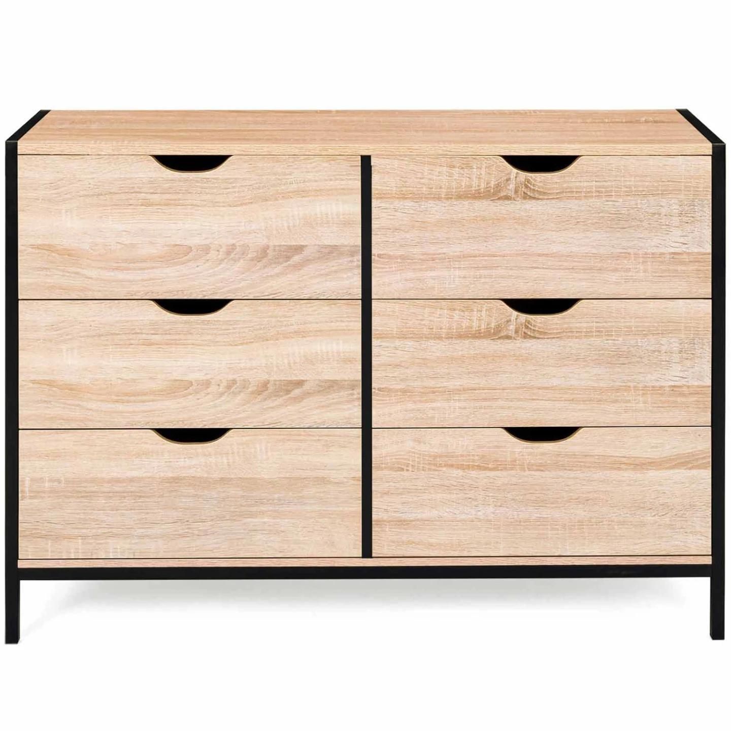 Commode 6 Tiroirs Detroit Design Industriel - 3