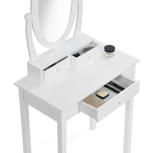Coiffeuse Betty Avec Miroir Et Tabouret - 4