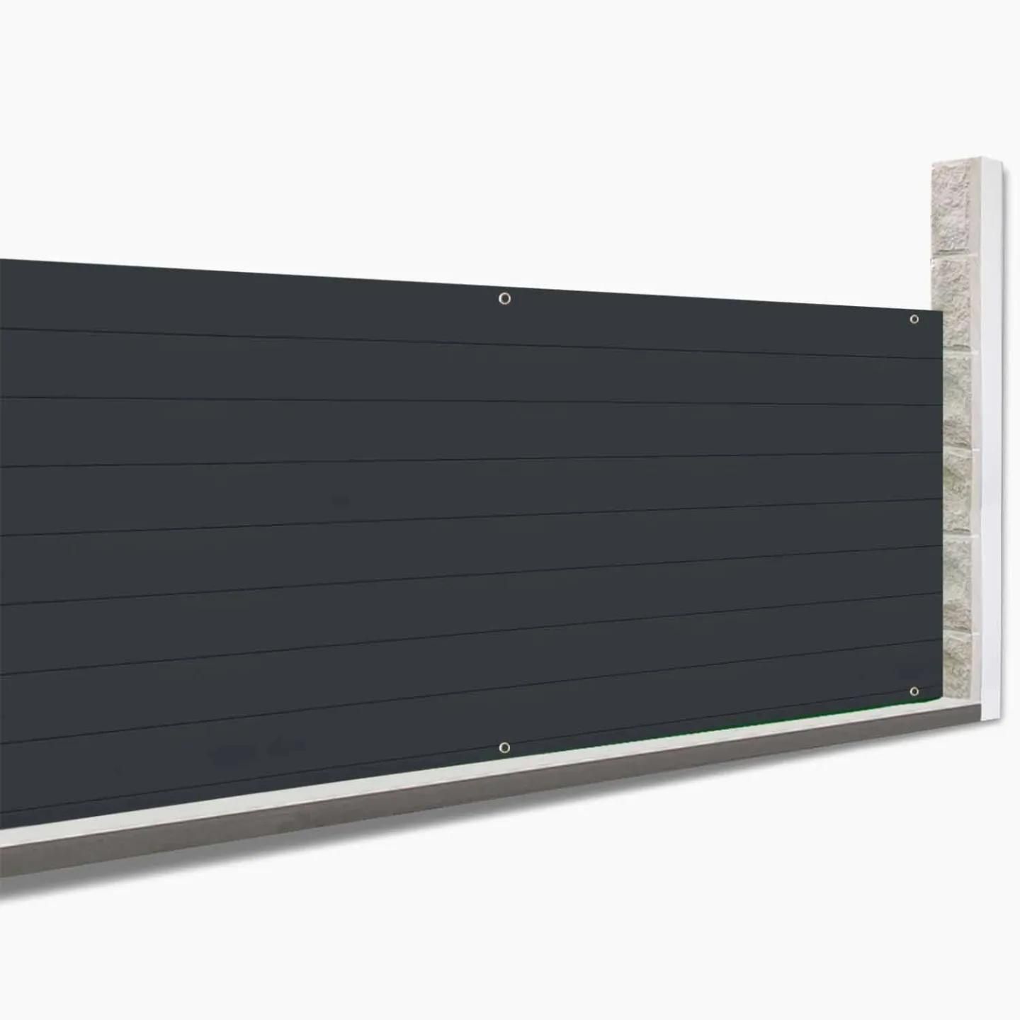 Brise Vue Occultant 1,5 X 10 M Effet Lames De Clture 160 Gr/M - 2