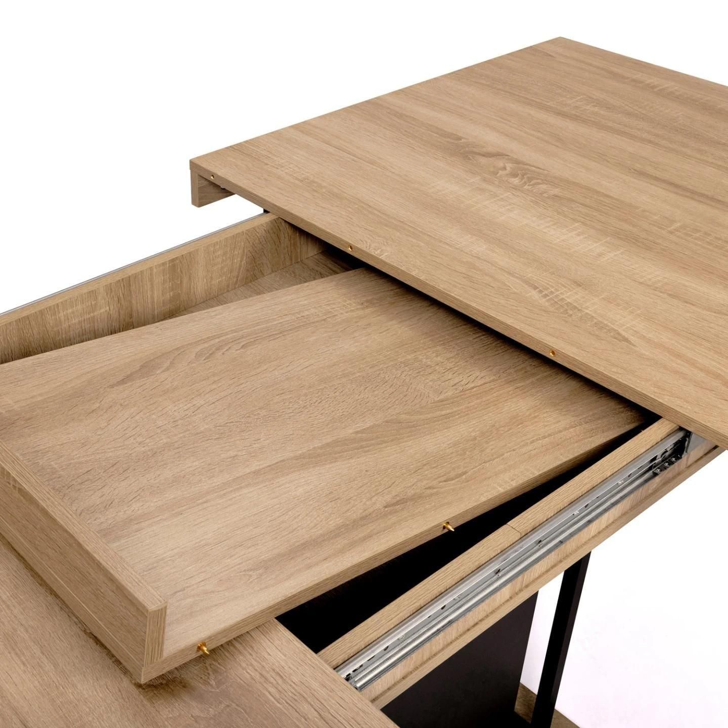 Table  Manger Extensible Rectangle Ugo 6-10 Personnes Bois Faon Htre Et ... - 6