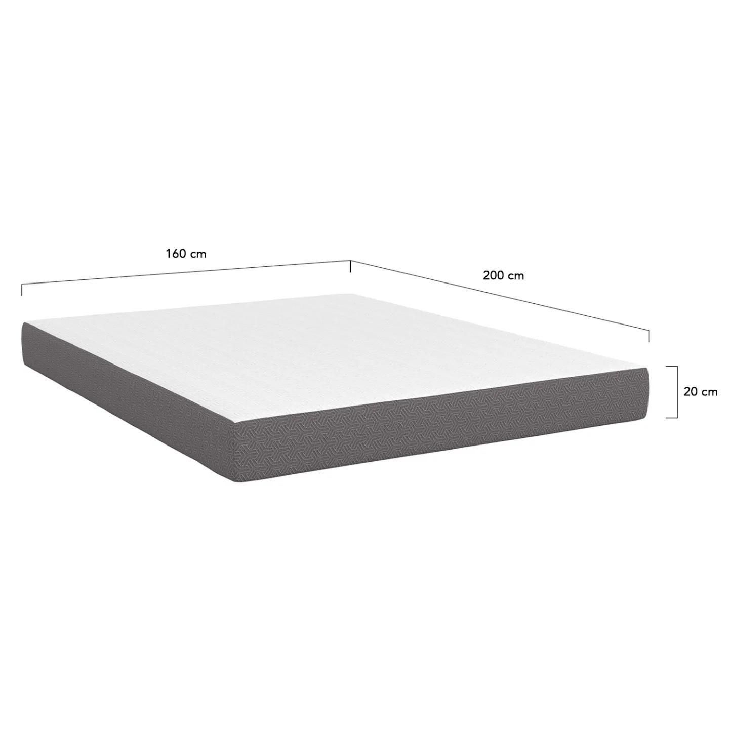 Matelas 160x200 cm STELLA  mmoire de forme paisseur 20 cm - 4
