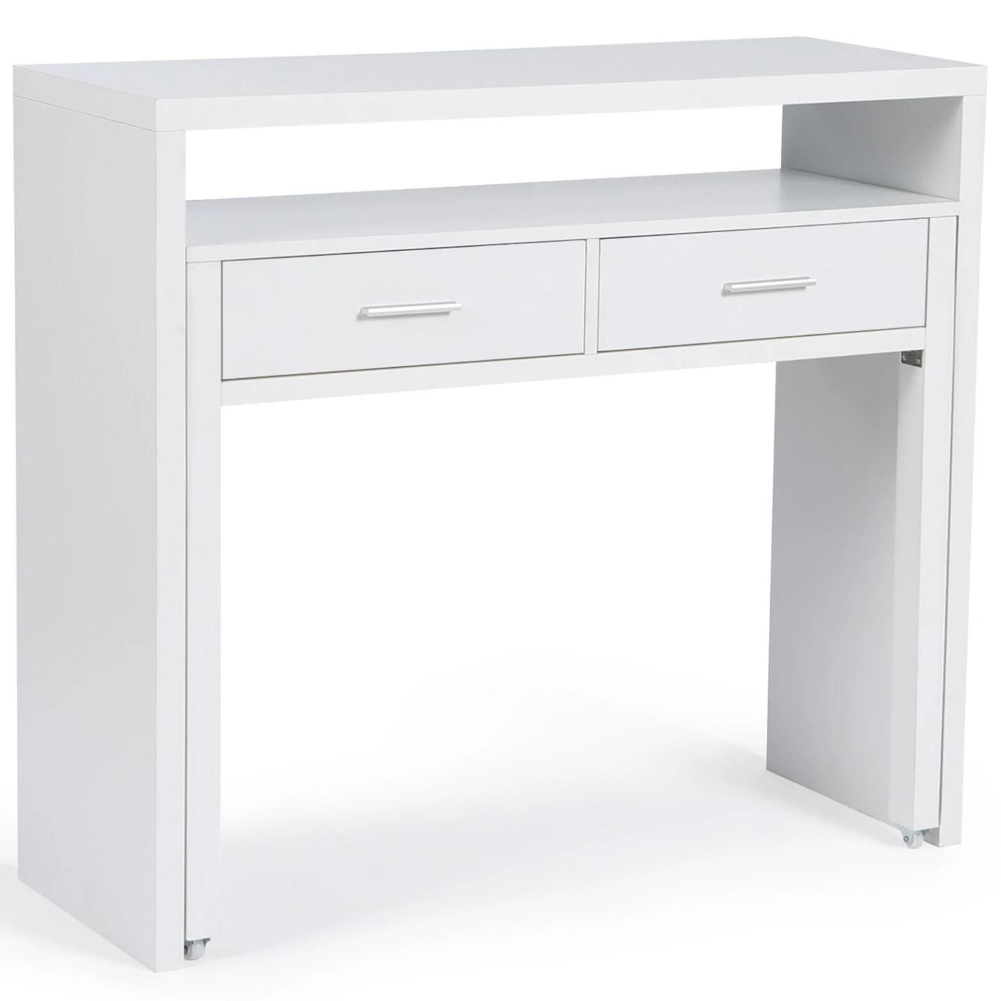 Bureau Extensible Max Bois Blanc - 4