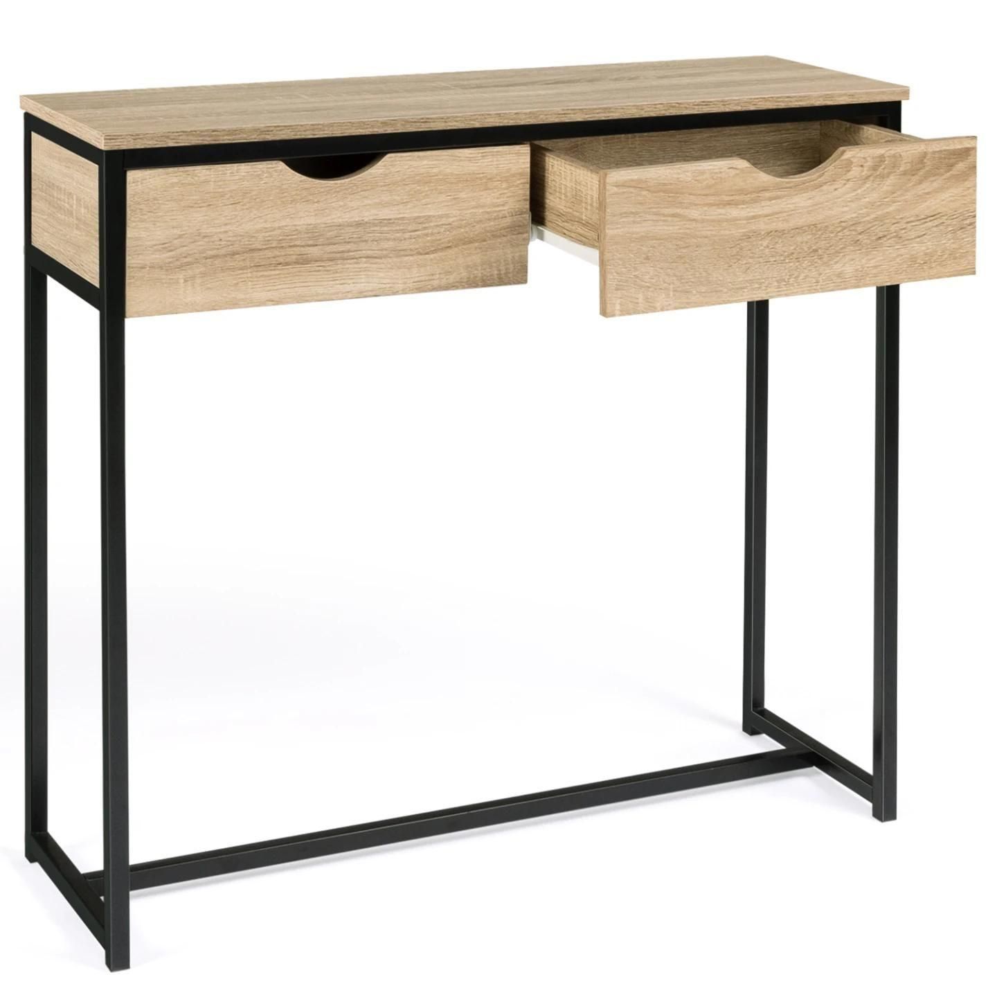 Console 2 Tiroirs Detroit Design Industriel - 4