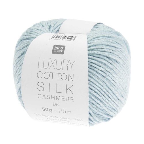 Fil Exceptionnel Luxury Cotton Silk Cashmere Dk - Rico Design 09 Bleu Clair