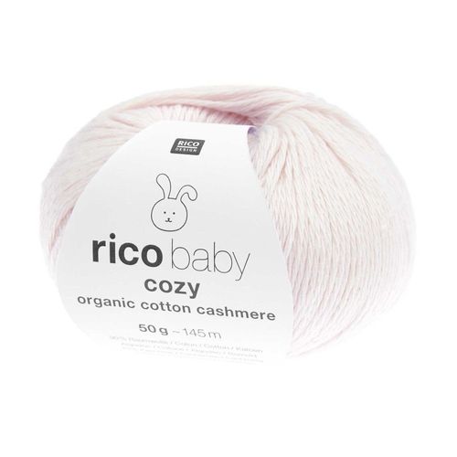 Pelote Rico Baby Cozy Organic Cotton Cashmere ¿ Douceur Et Naturel Pour Bébé 04 Rose