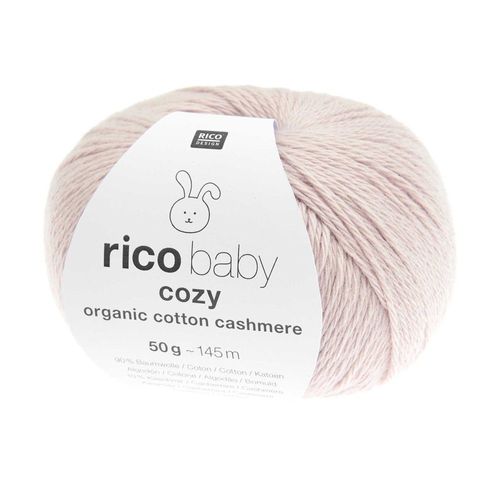 Pelote Rico Baby Cozy Organic Cotton Cashmere ¿ Douceur Et Naturel Pour Bébé 05 Vieux Rose